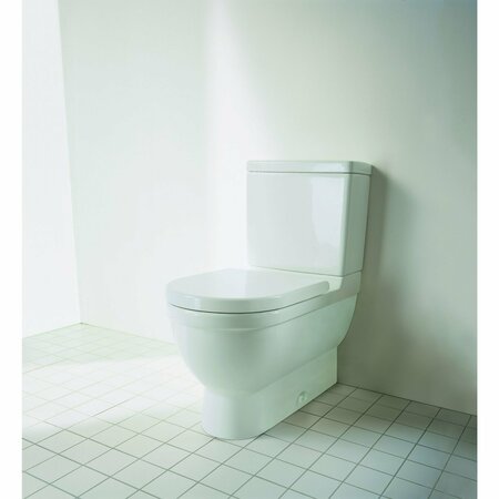 Duravit Bathroom Faucet, Two-Piece, 2-Handle, 8", 1.28 gpf, Floor Mount, White 2125010000
